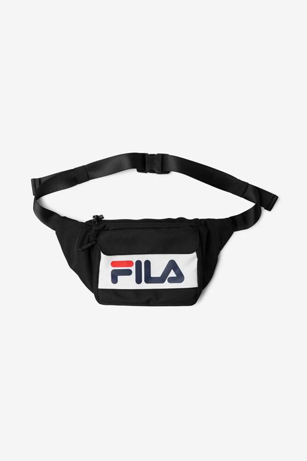 Bolsas De Cintura Fila Pretas/Branco - Fila Lindon Portugal Lisboa,ICFL-06193